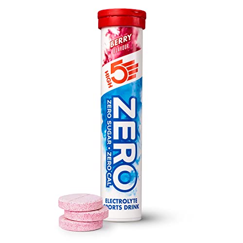 High5 Zero Electrolyte Tablet - Hydration Tablets Enhanced With Vitamin C - 0 Calories & Sugar Free - Boost Hydration, Performance & Wellness - Berry, 20 Tablets (20x, Pack of 1)