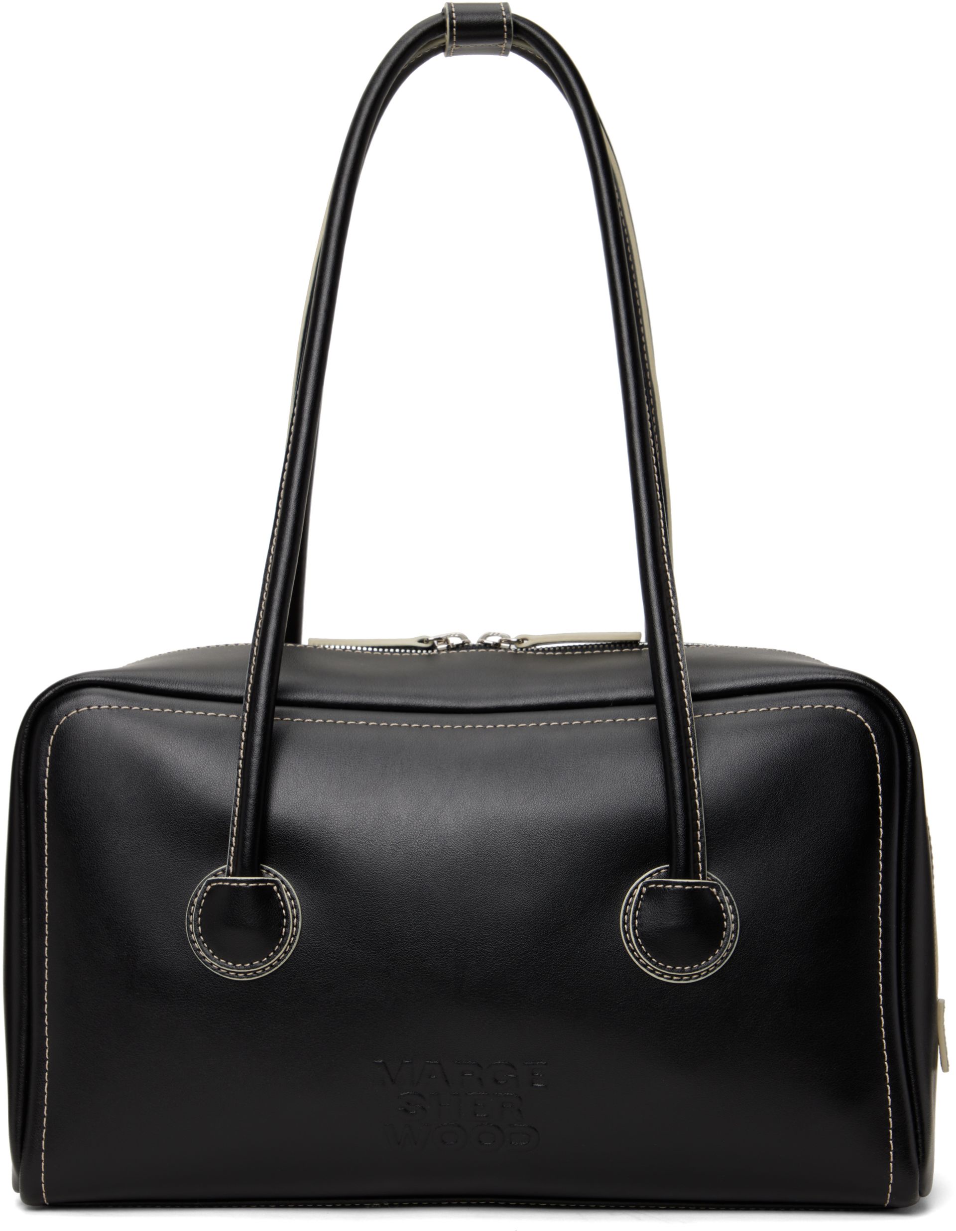 Black Soft Boston Bag
