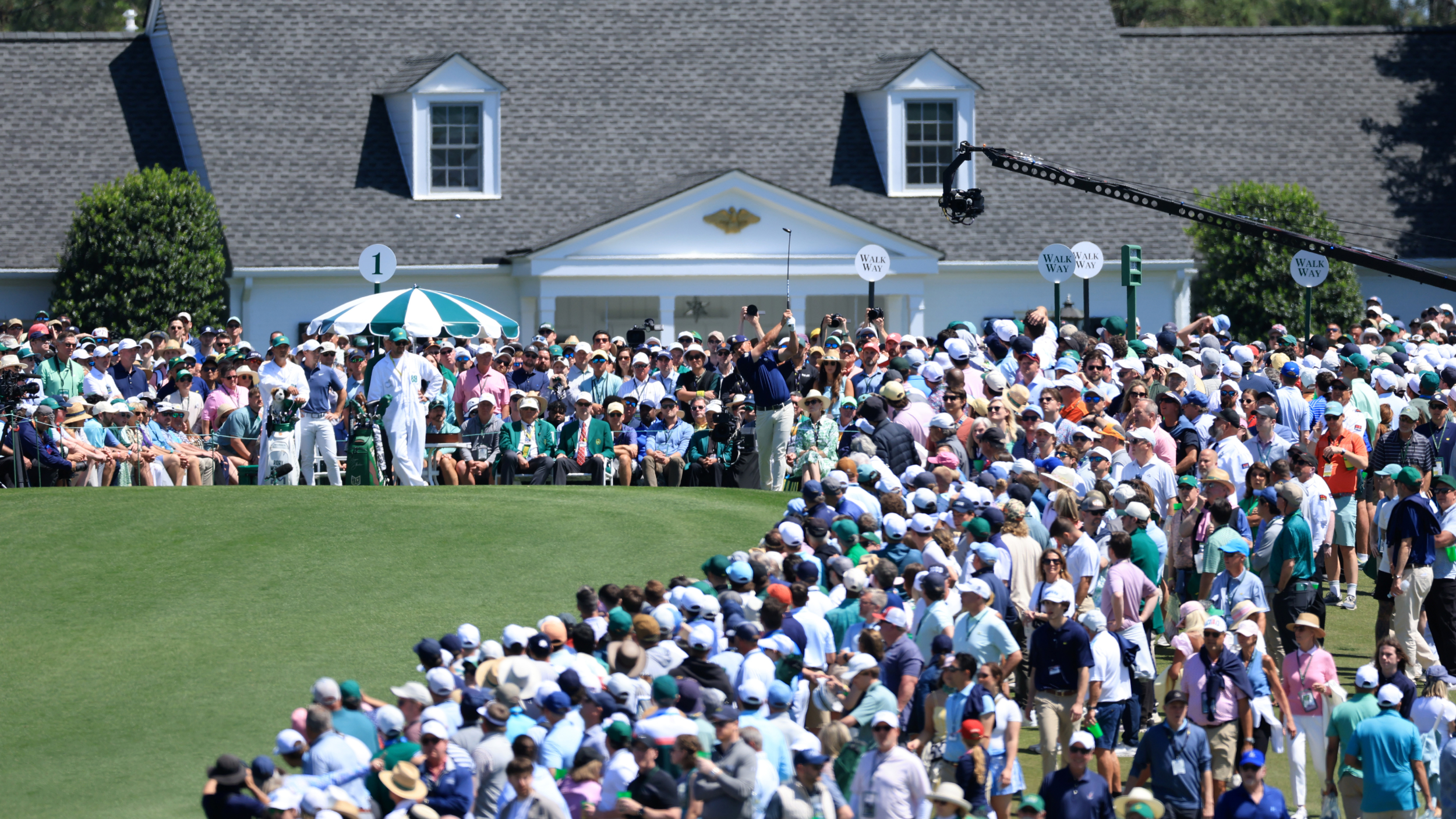 The first tee at The Masters