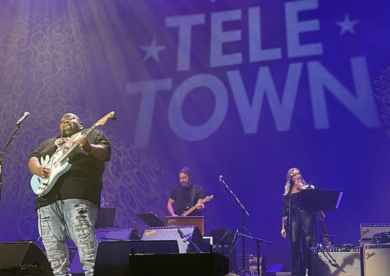 Christone &amp;ldquo;Kingfish&amp;rdquo; Ingram performs onstage at the Tele Town concert at the Ryman Auditorium in Nashville, Tennessee on May 4, 2026