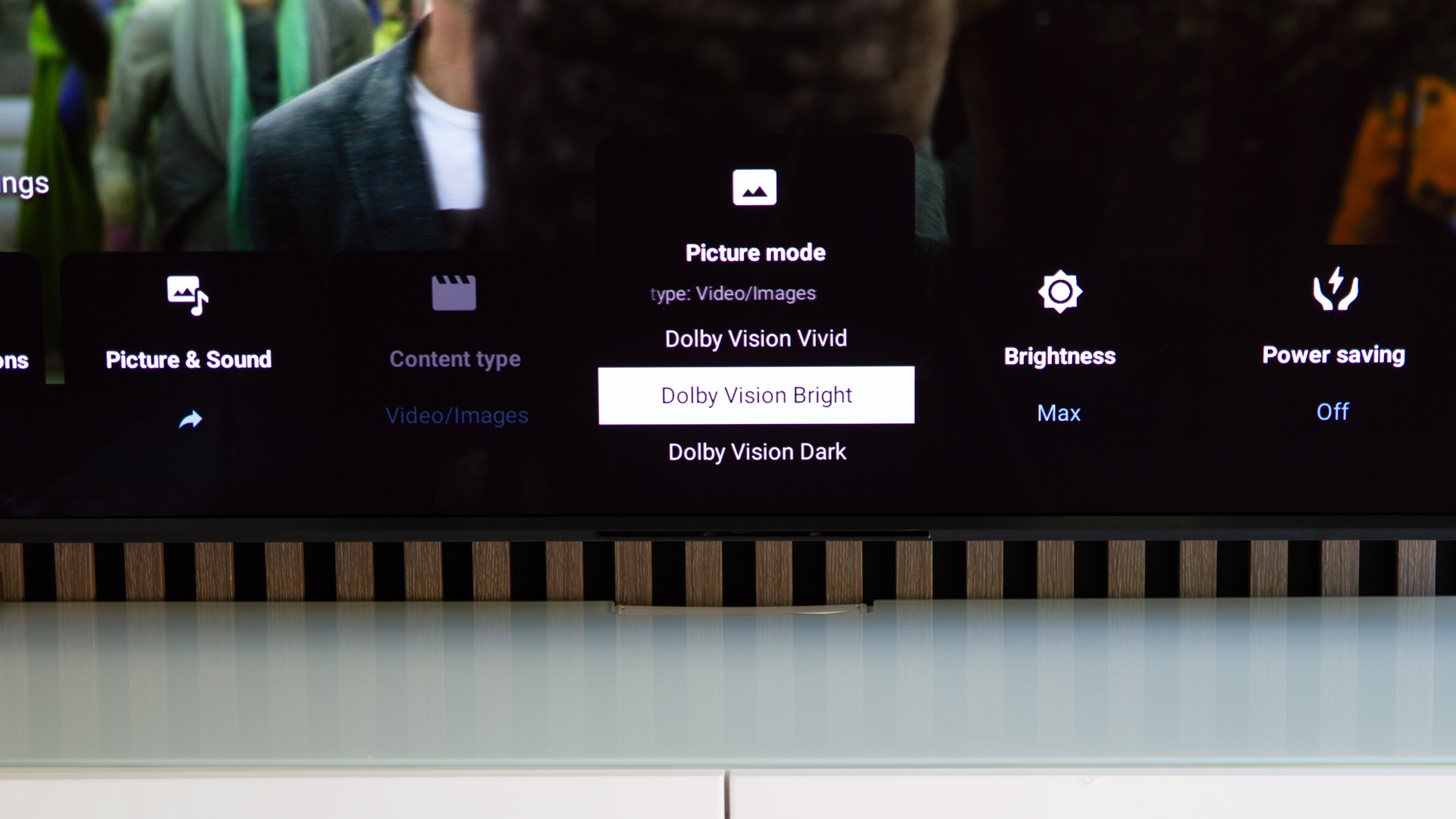Sony Bravia 8 II menus