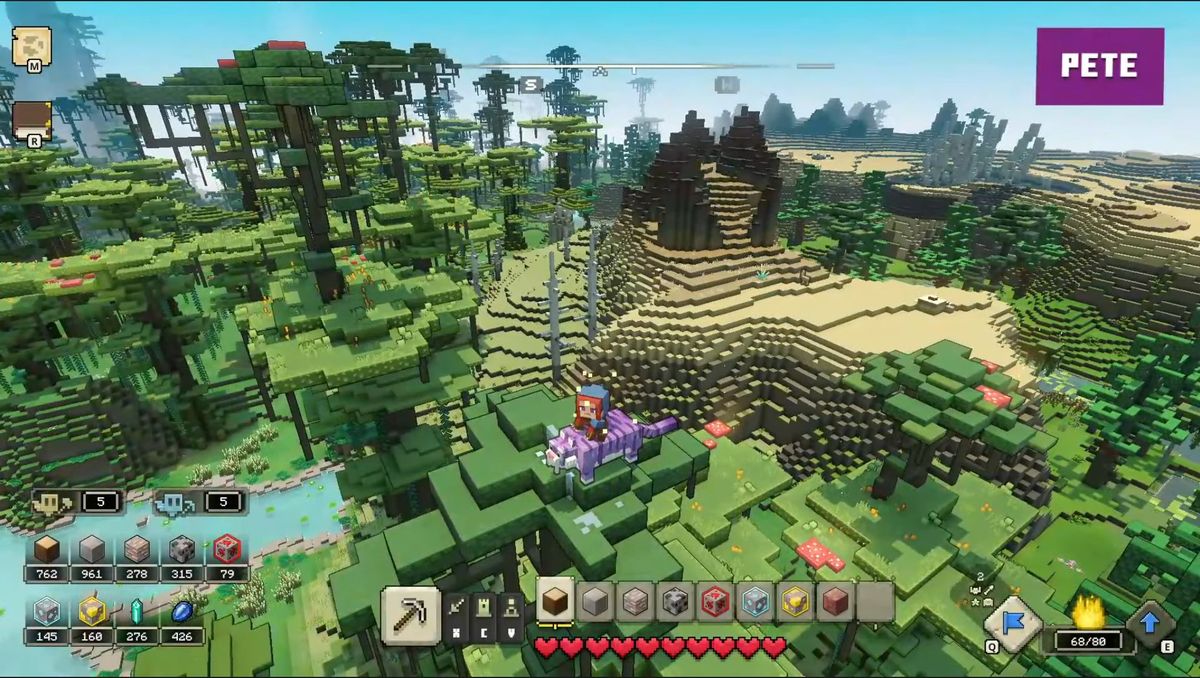 Minecraft Legends images from Minecraft Live 2022