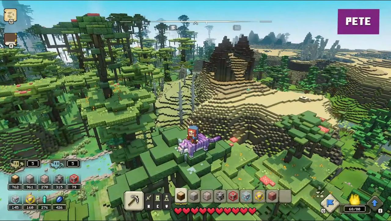 Minecraft Legends images from Minecraft Live 2022