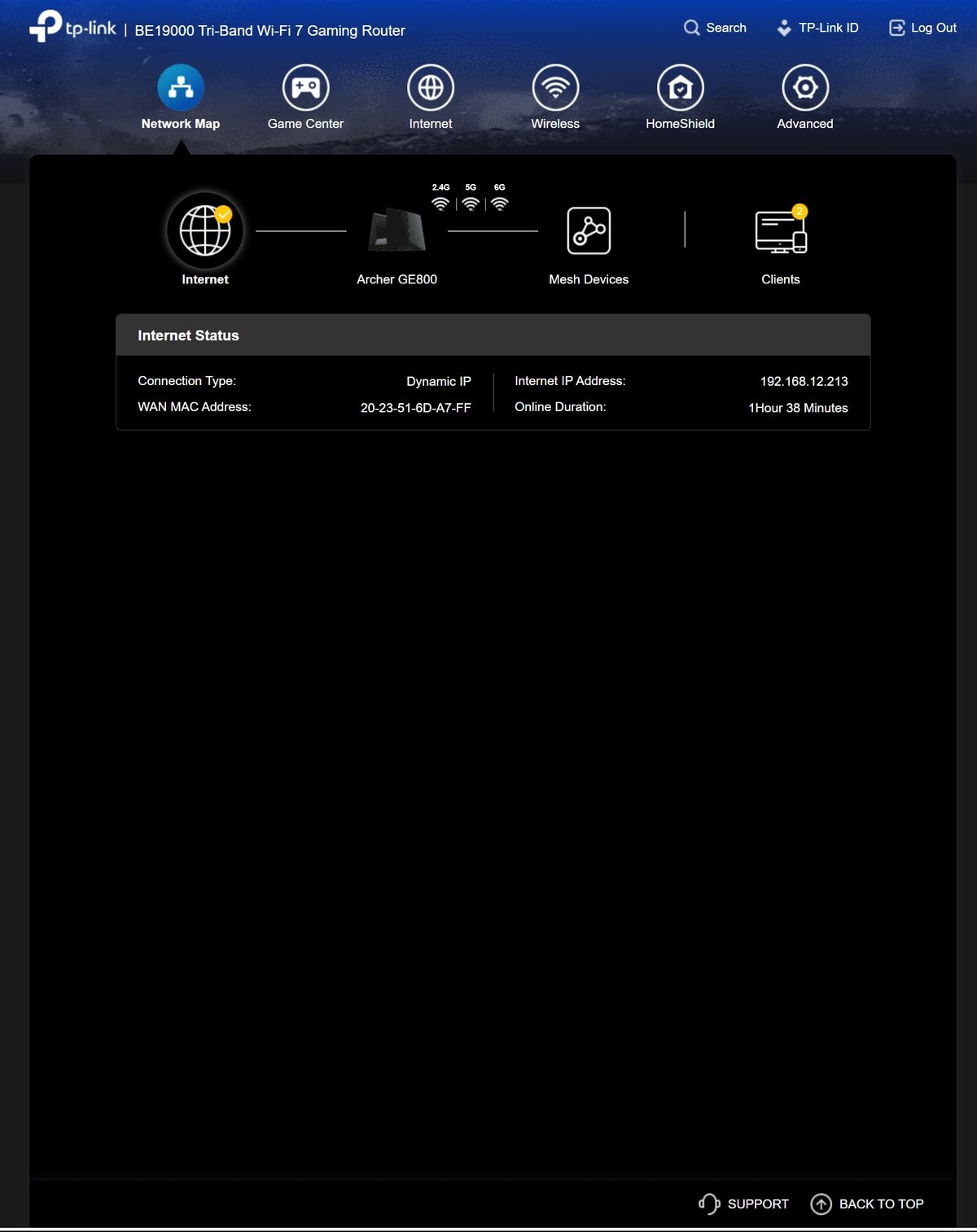 TP-Link Archer GE800 Wi-Fi 7 router