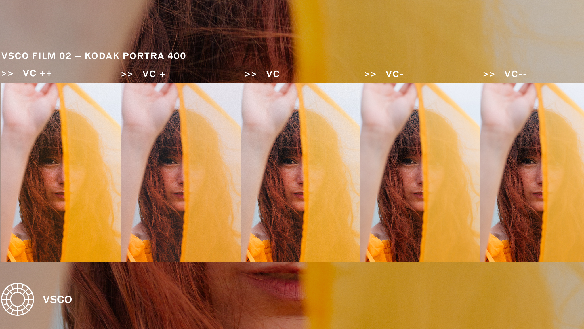 Images edited with VSCO Kodak presets