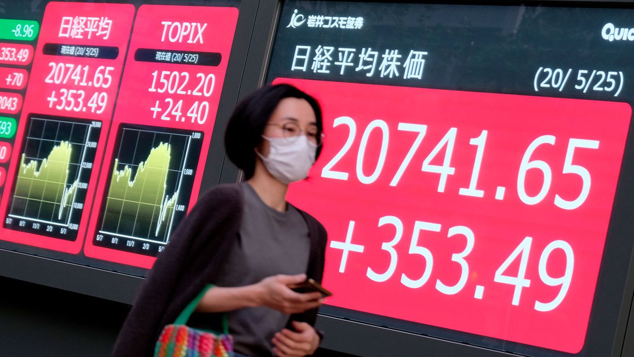 Japan Toppix index stock board ©