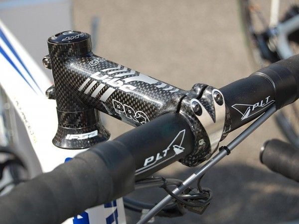 Langeveld will run a PRO carbon-wrapped stem and an aluminum handlebar.