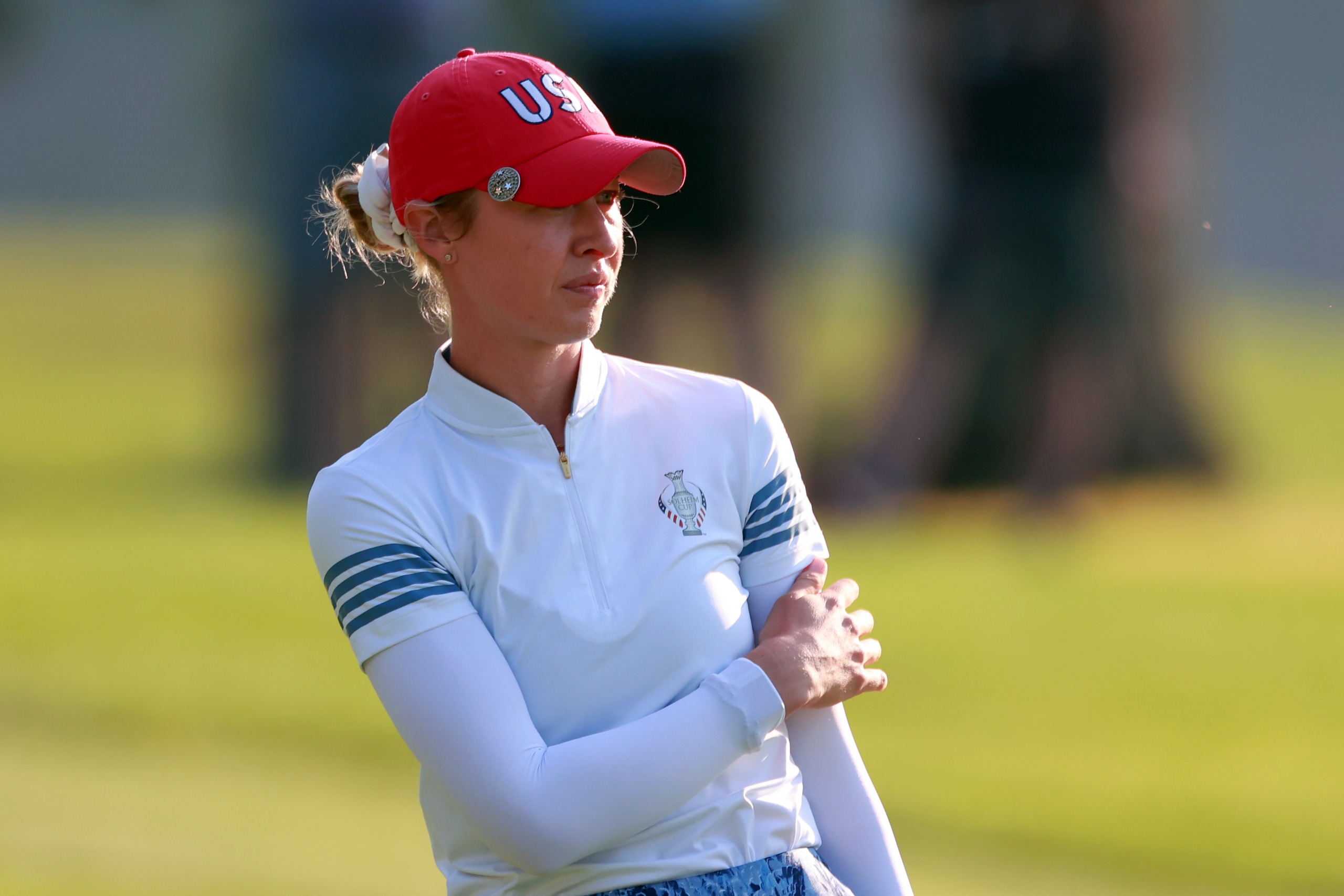 Nelly Korda in Solheim Cup action