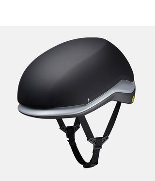 A Specialized helmet stands against a white background