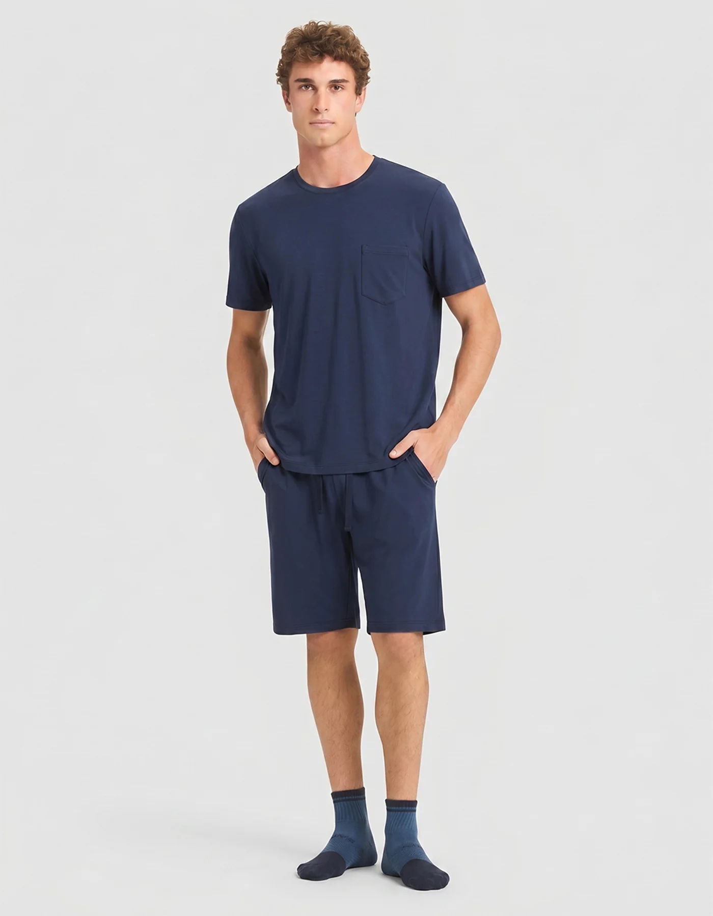 Blue Cozy Earth men's bamboo pajamas