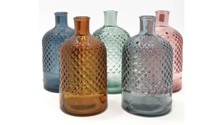 Recycled Glass Bottle Vases - sustainable Christmas gifts