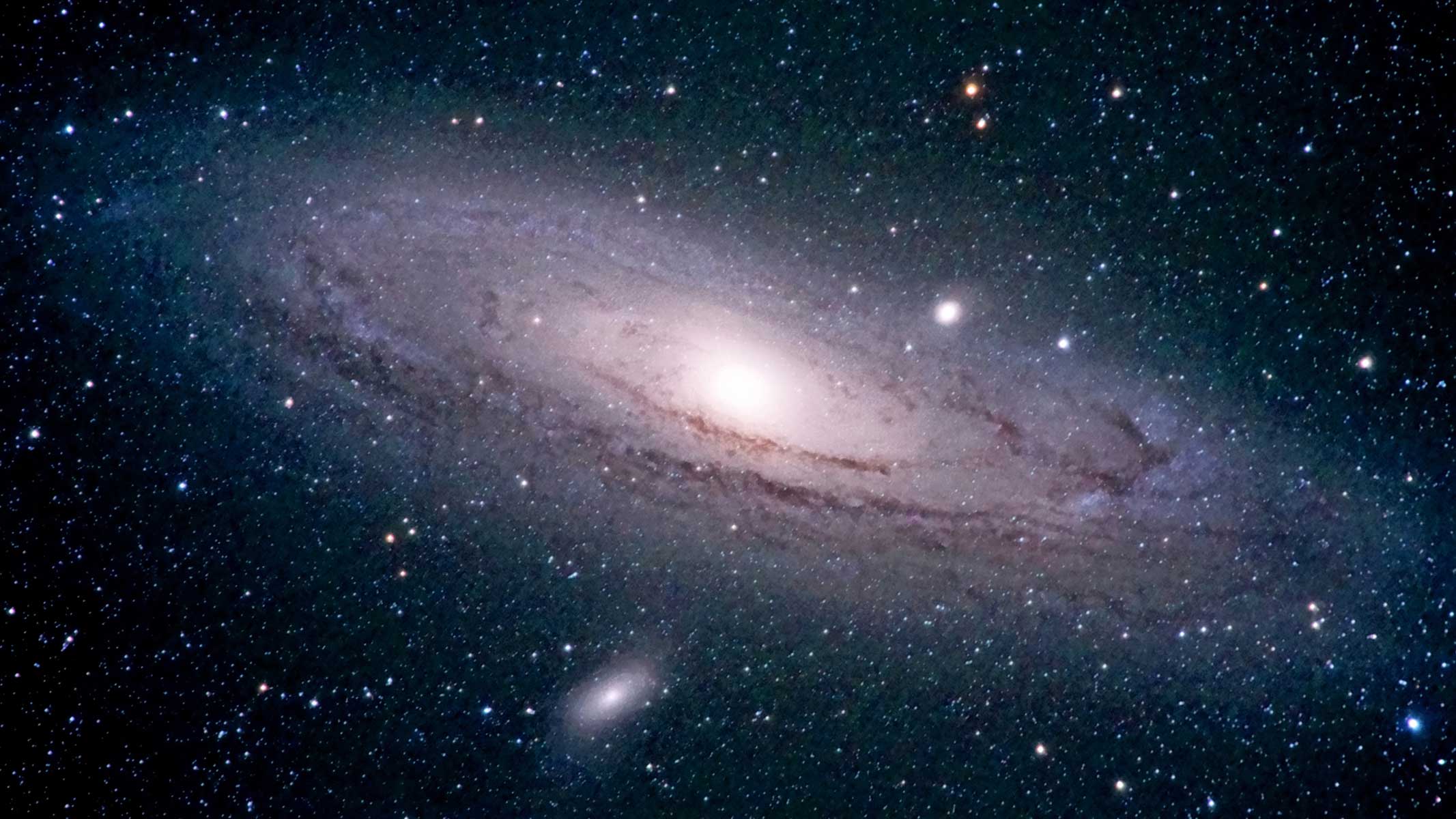 Andromeda galaxy photograph