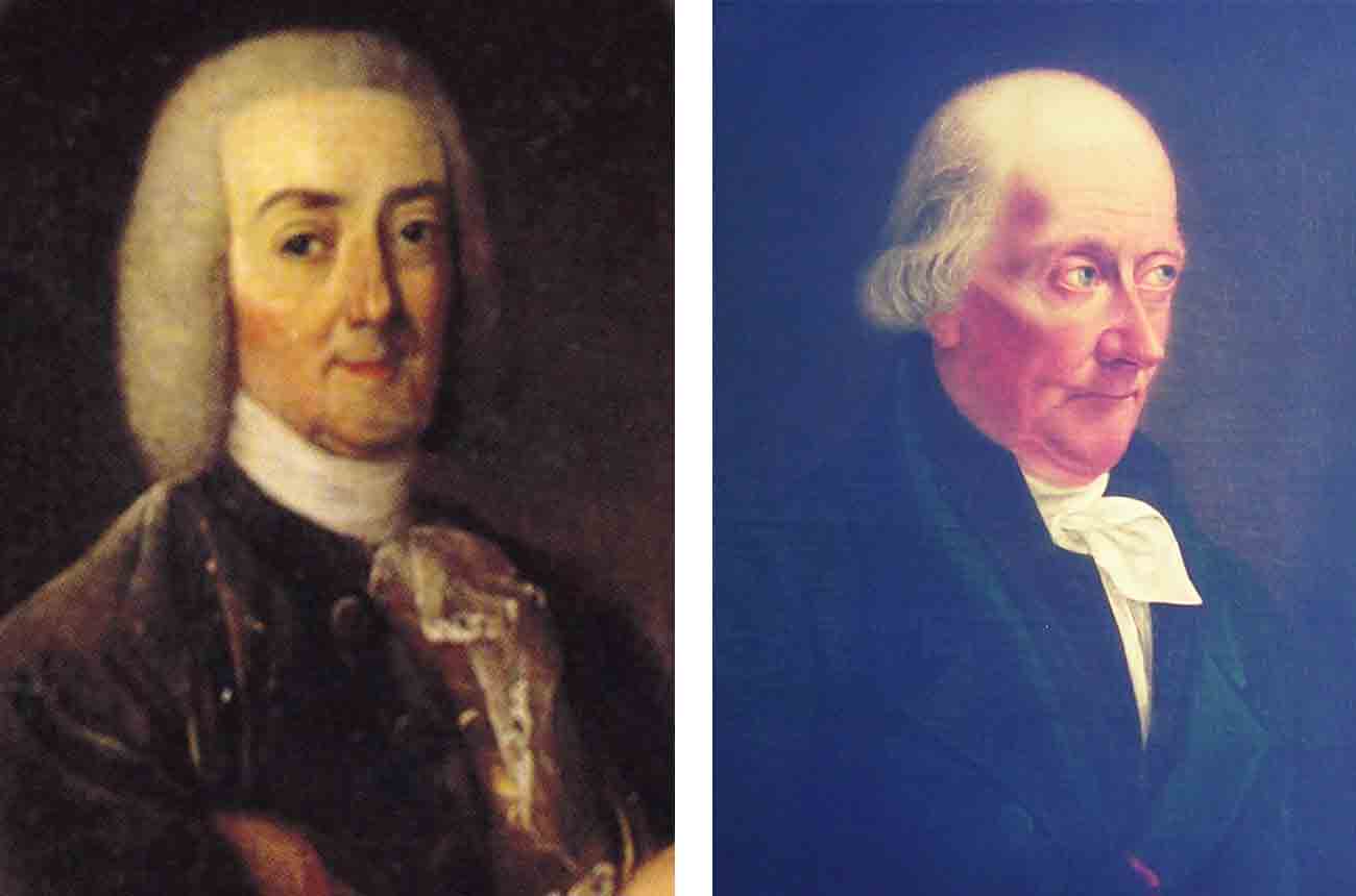 Barton &amp;amp; Guestier founder, Thomas Barton and captain Daniel Guestier.