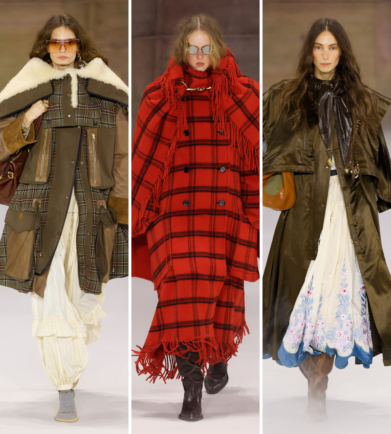 Chlo&amp;eacute; aw26 runway coats