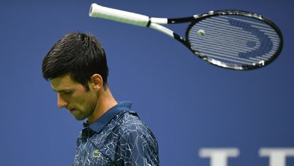 Novak Djokovic US Open tennis Tennys Sandgren