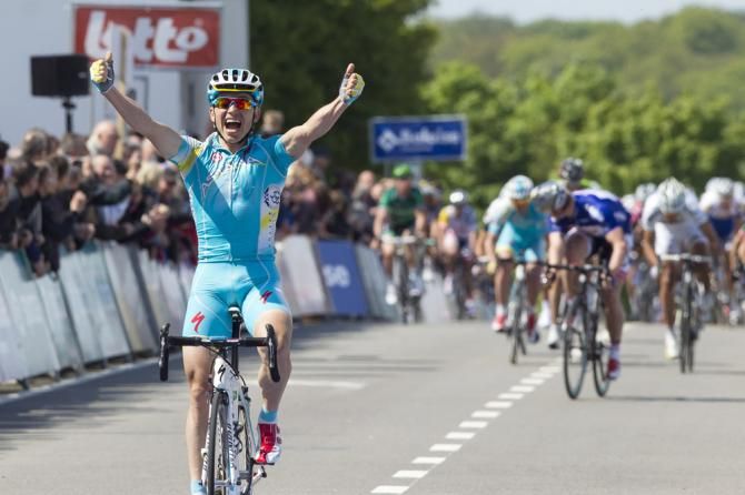 Maxim Iglinskiy (Astana) soloed to victory in stage 4 at the Tour of Belgium