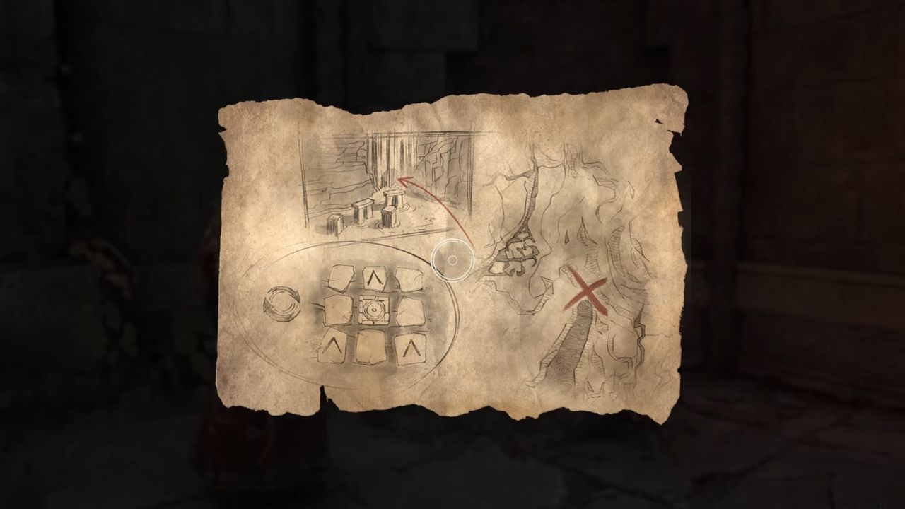 Hogwarts Legacy Cursed Tomb Treasure - Mysterious Map Fragment