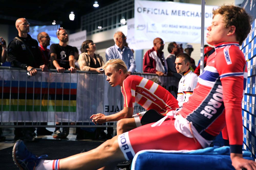 Mads Wurtz Schmidt (Denmark) in the hot seat