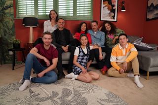 The Chen-Williams family in Hollyoaks
