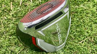 TaylorMade Stealth HD Women's Driver on the tee box