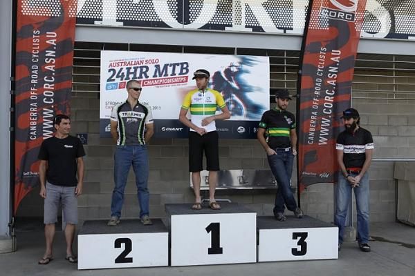 Elite men's podium