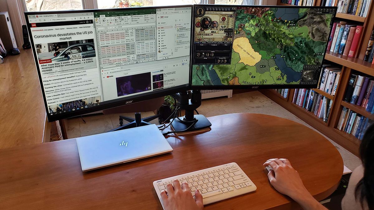 How To Set Up Dual Monitors With A Windows Laptop Laptop Mag