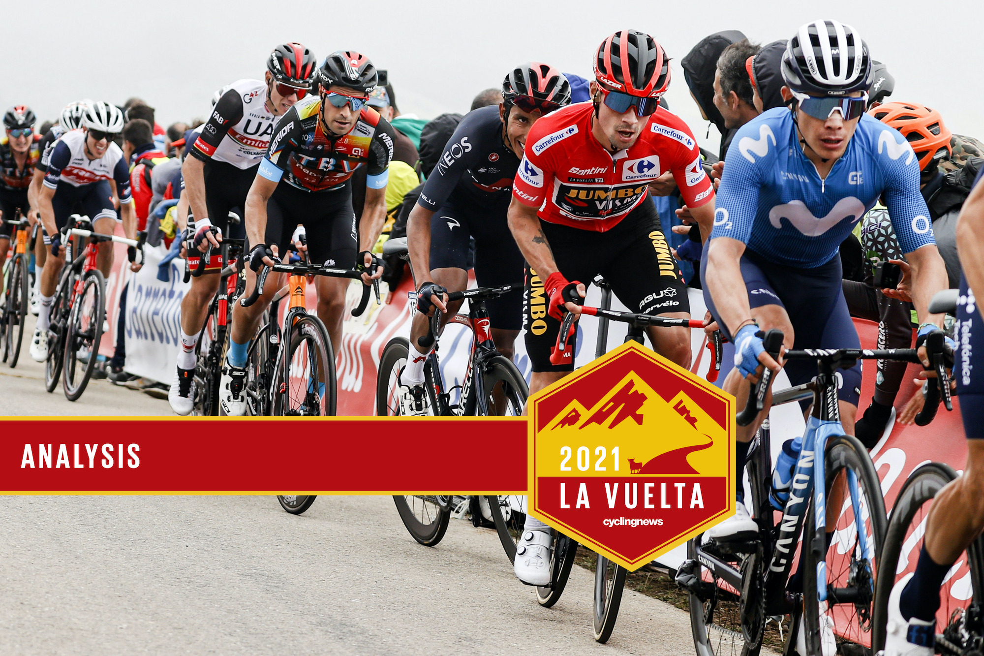 Vuelta Espana 2021 - 76th Edition - 3rd stage Santo Domingo de Silos - Picon Blanco 202,8 km - 16/08/2021 - Primoz Roglic (SLO - Jumbo - Visma) - photo Luis Angel Gomez/BettiniPhotoÂ©2021