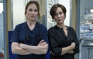 Battle of wills. Jac Naylor and Connie Beauchamp battle for supremacy
