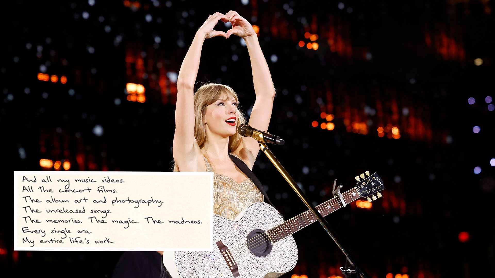 Taylor Swift performing