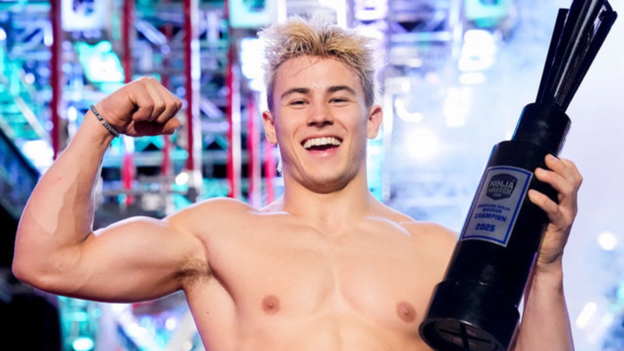 Kai Beckstrand after winning American Ninja Warrior Season 17