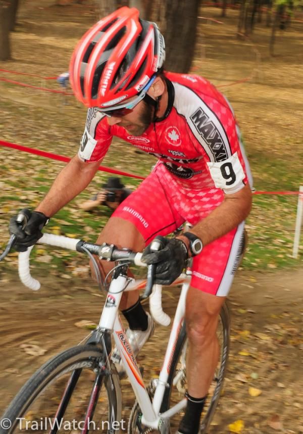 Mountain biker Geoff Kabush (Team Maxxis) had no problem with the technical courses.