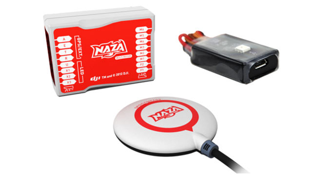 DJI Naza on white background