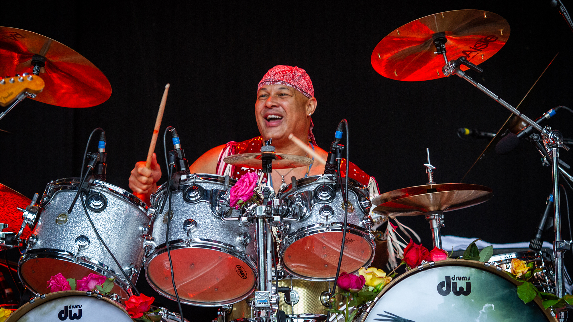 MOLDE, NORWAY - JULY 22: Narada Michael Walden performs at the Molde International Jazz Festival on July 22, 2010 in Molde, Norway.