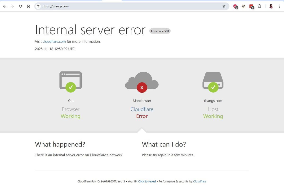 Cloudflare outage