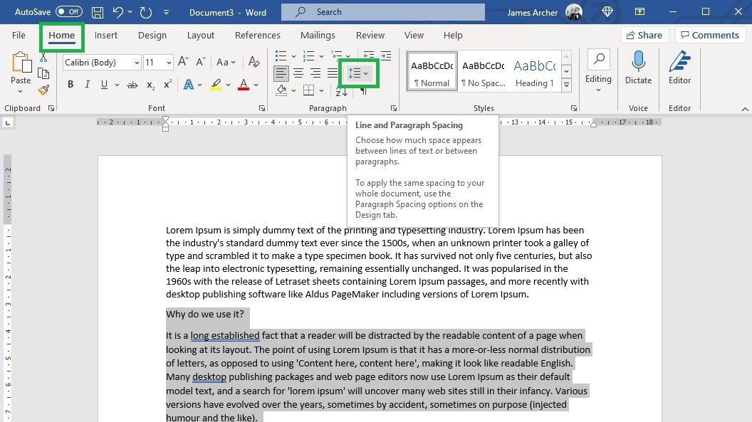 How to change line spacing in Word | Tom's Guide