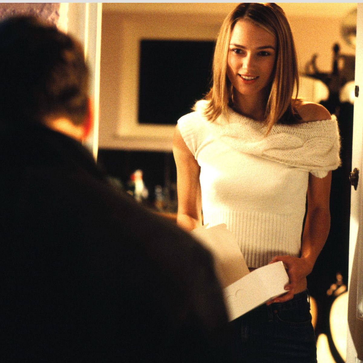 A still from Love Actually. 