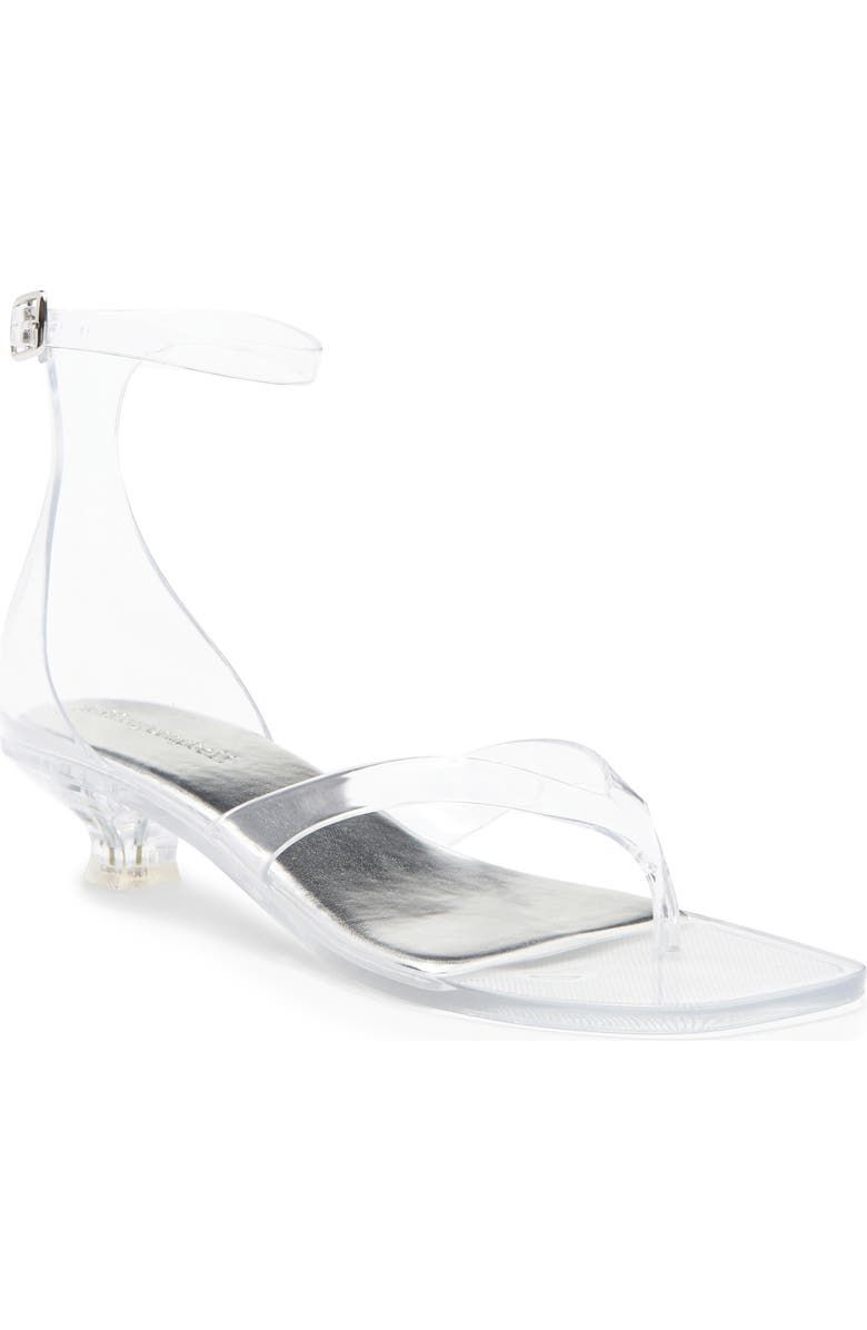Gummy Ankle Strap Sandal