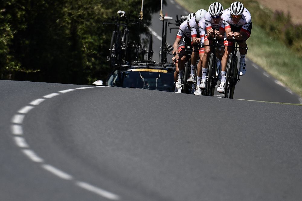 Trek-Segafredo finished 14 in stage 3