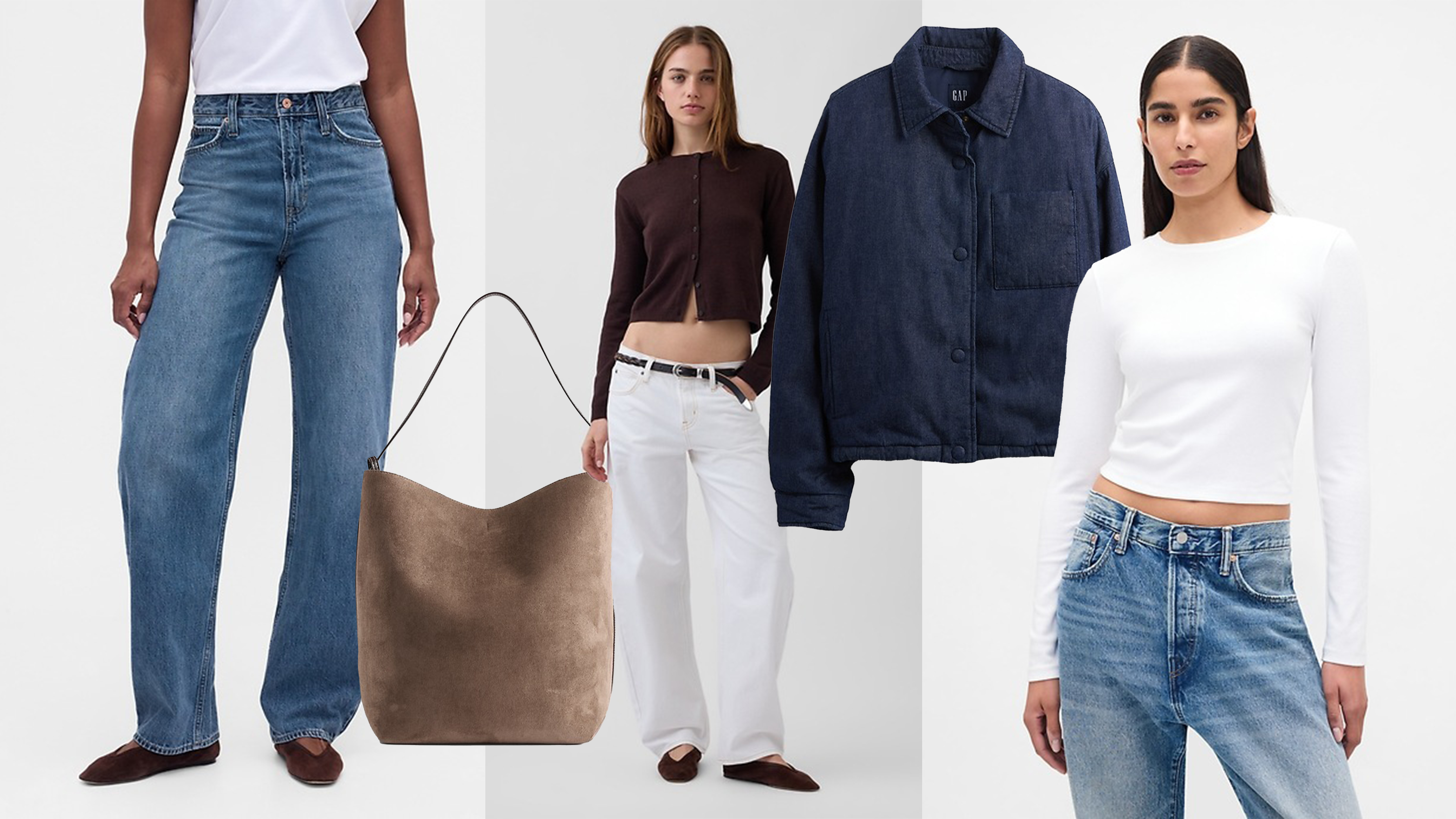 Collage of the best Gap sale finds January 2026.