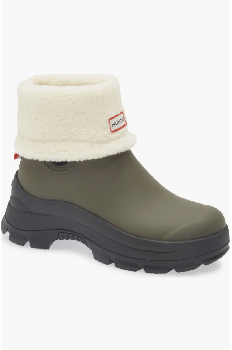 Hunter, Esme Lug Sole Waterproof Snow Bootie