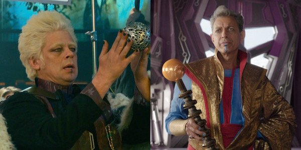 Marvel Hopes Goldblum's Grandmaster & Del Toro's Collector Will Meet On Film