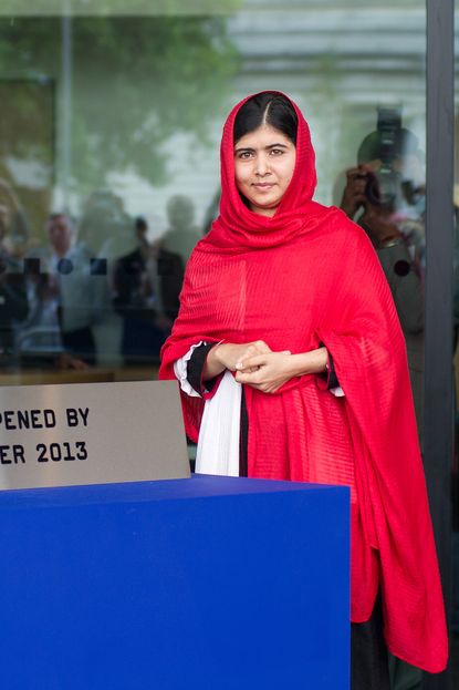 Malala Yousafzai - Birmingham library - Marie Claire - Marie Claire UK