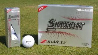 Srixon z-star xv golf ball and packaging