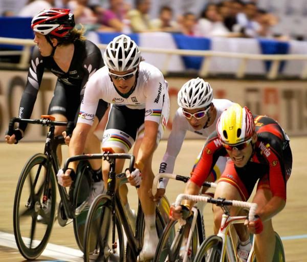 Frantic action from the elimination race.