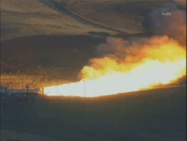 NASA Tests New Rocket Motor Despite Uncertain Future