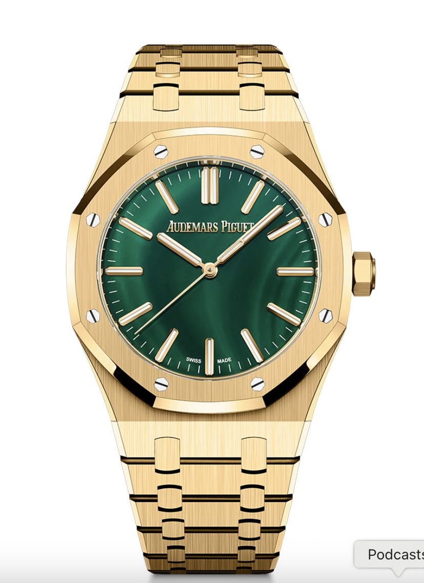 gold Audemars Piguet watch