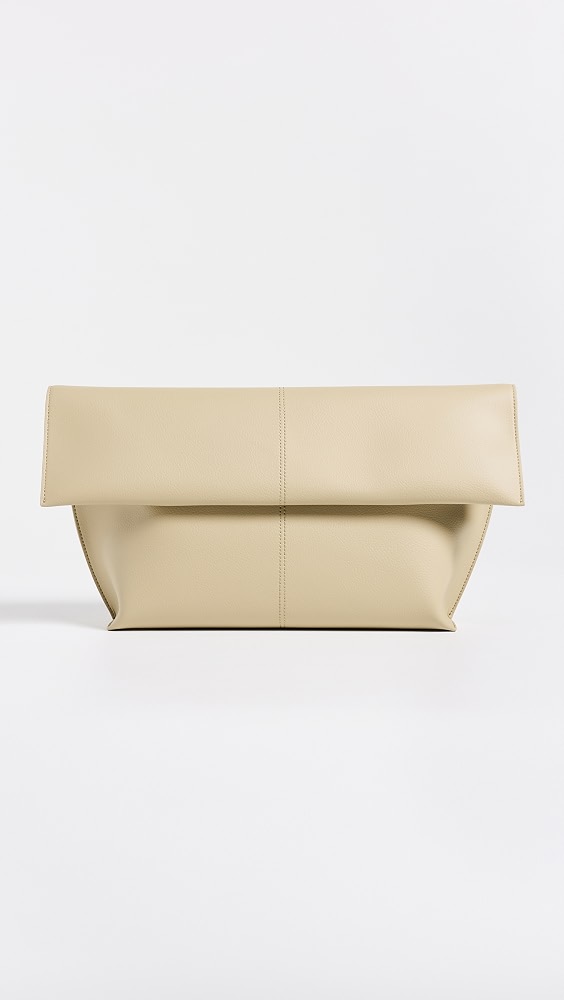 Seamed Sand Clutch - Sand