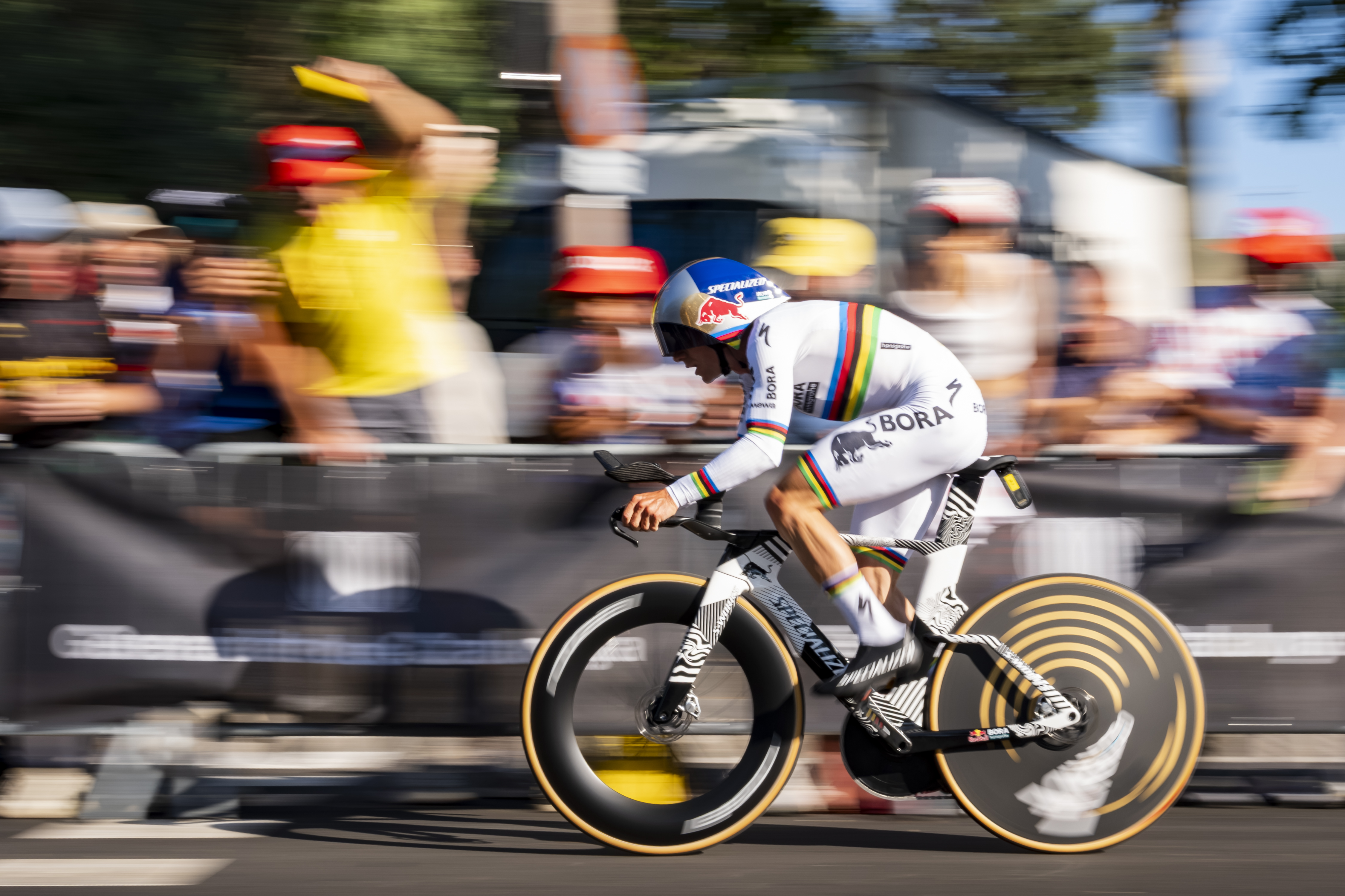 Remco Evenepoel time trials at the 2026 Tour de France