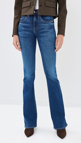 Veronica Beard Jean Beverly High Rise Skinny Flare Jeans