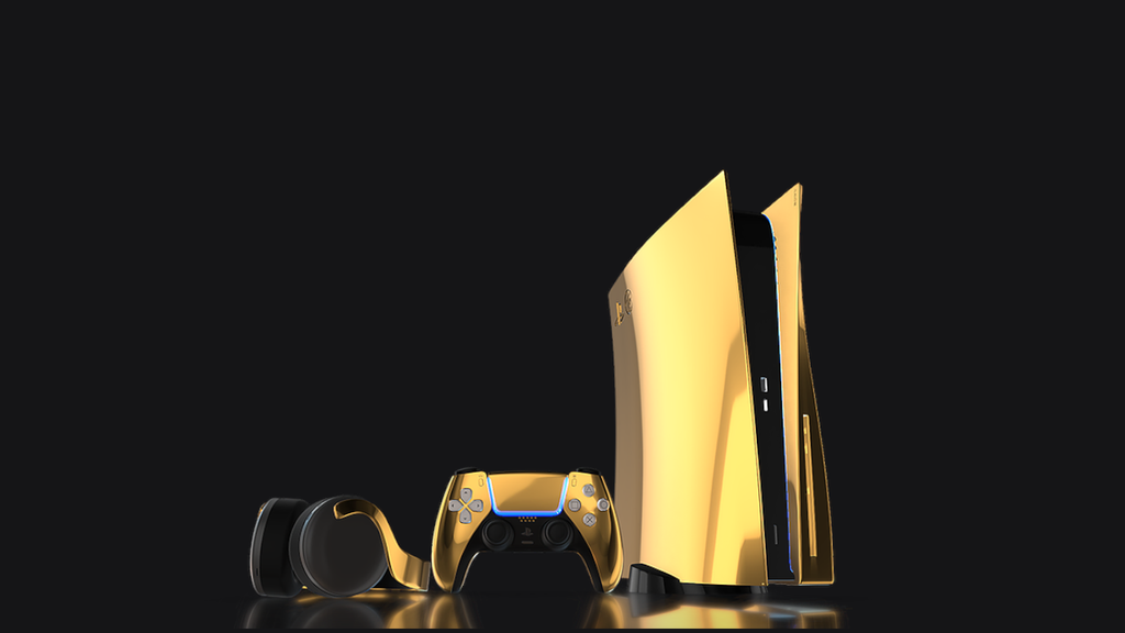 PS5 special edition unveiled it's made of 24K gold 螺 T3